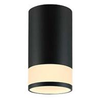 Светильник потолочный Фарлайт GU10 с плафоном круг с круг с акриловой вставкой черный