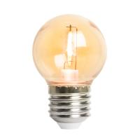 Лампа светодиодная FERON LB-383 2W 230V E27 G45 прозрачный оранжевый