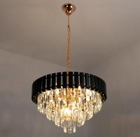 Люстра светодиодная ESTARES SANDRA 8хЕ14-480х905-BKGD/CRYSTAL-220-IP20 Управляемая