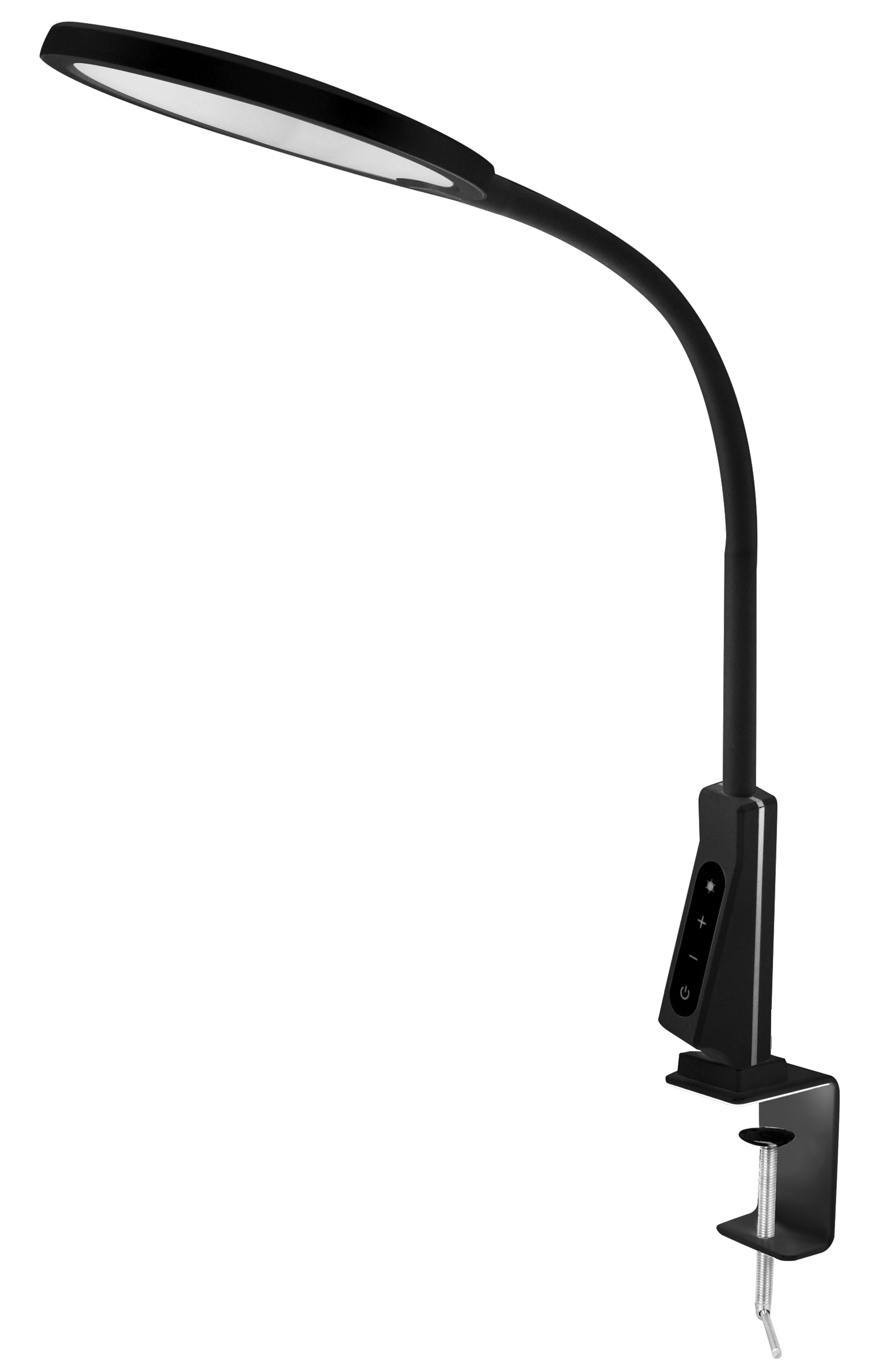Светильник настольный CAMELION KD-837 C02 черн.LED на струбц., 7Вт,230В,450лм,сенс.USB-5В )