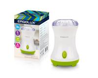 Кофемолка электрическая ERGOLUX  ELX-CG01-C34 бело-салатовая 130 Вт, 220-240 В,85 гр,