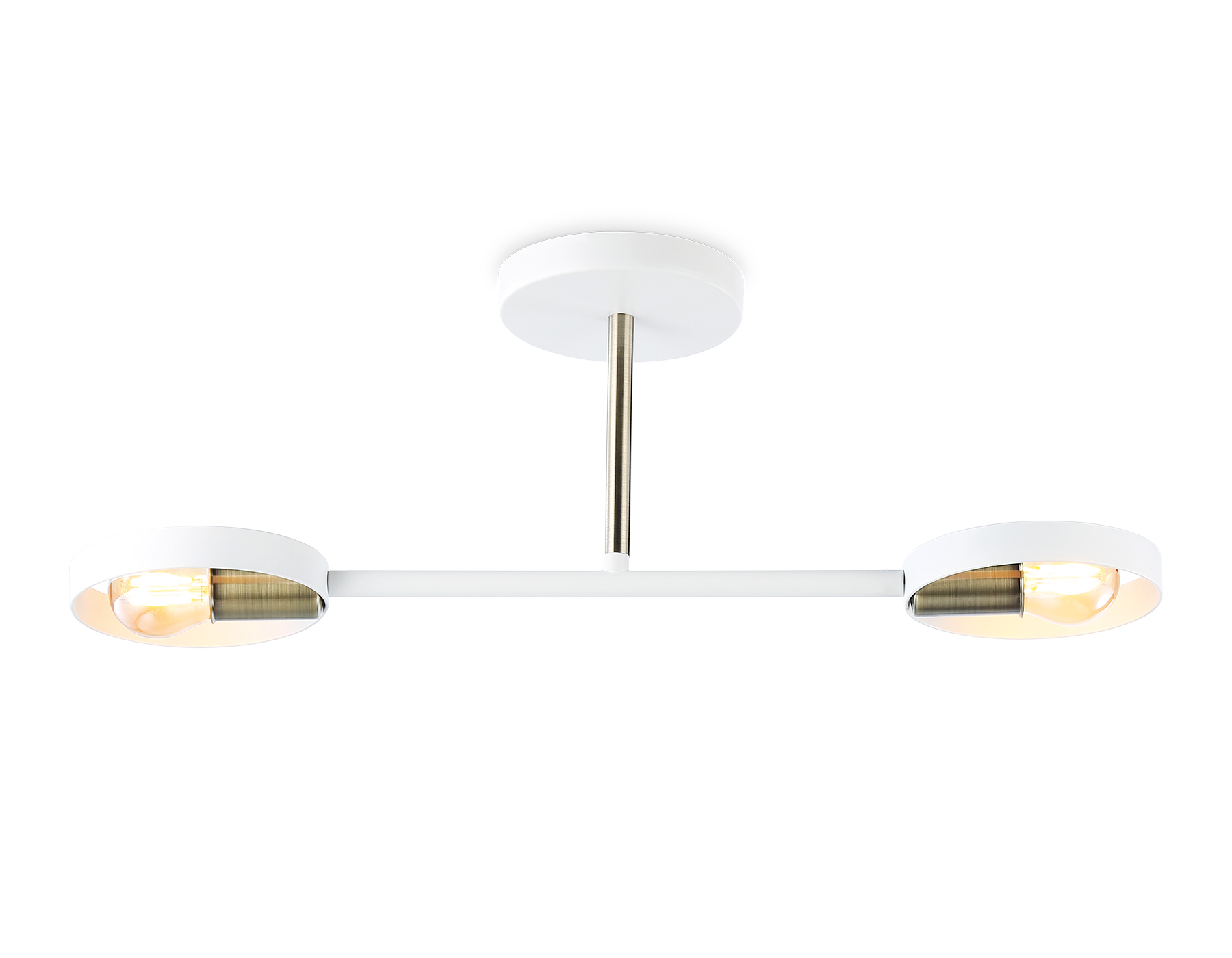 Подвесной светильник TR8222/2 WH/SB белый/бронза E27/2 max 40W 510*165*190