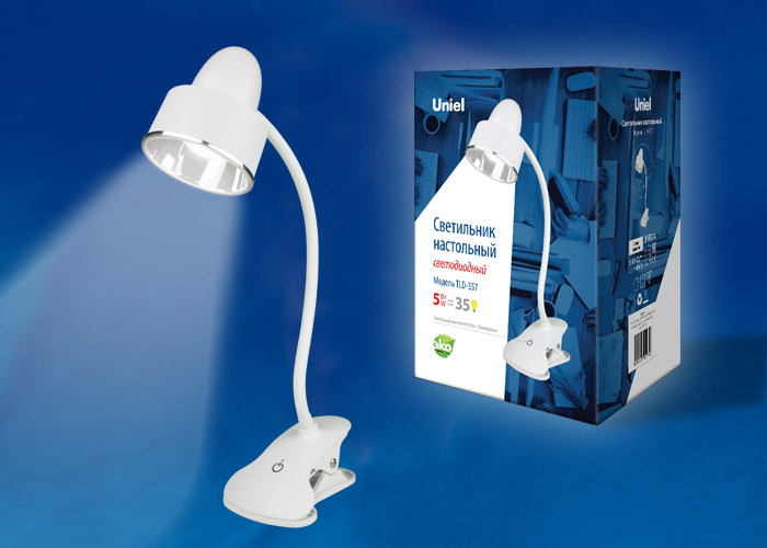 Светильник настольный UNIEL TLD-557 Beige/LED/350Lm/5500K/Dimmer