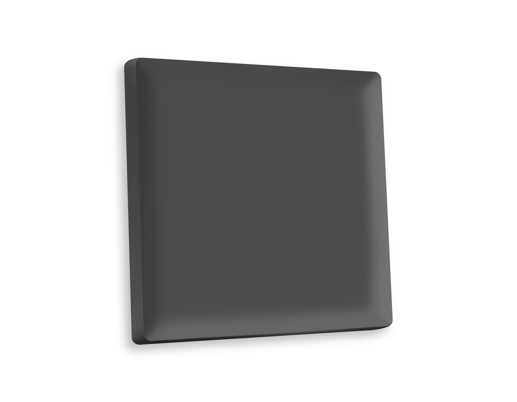 AP9010 Лицевая панель ALFA (Графит Мягкое касание) для 1-кл выключателей QUANT