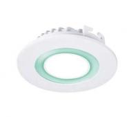Светильник светодиодный JAZZway PPL-R12085 (12031) 6W/2W 6500K green зеленый/круглый