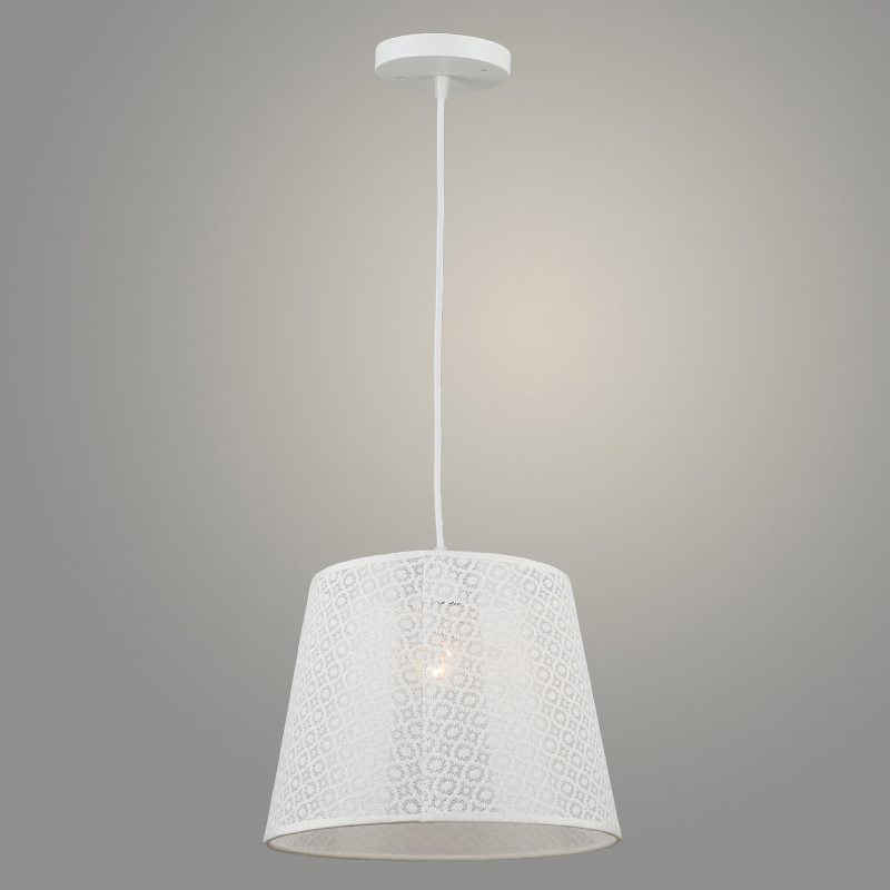 Подвес N5756/1HQ WT белый 1х40W E27 d280 h800, 24