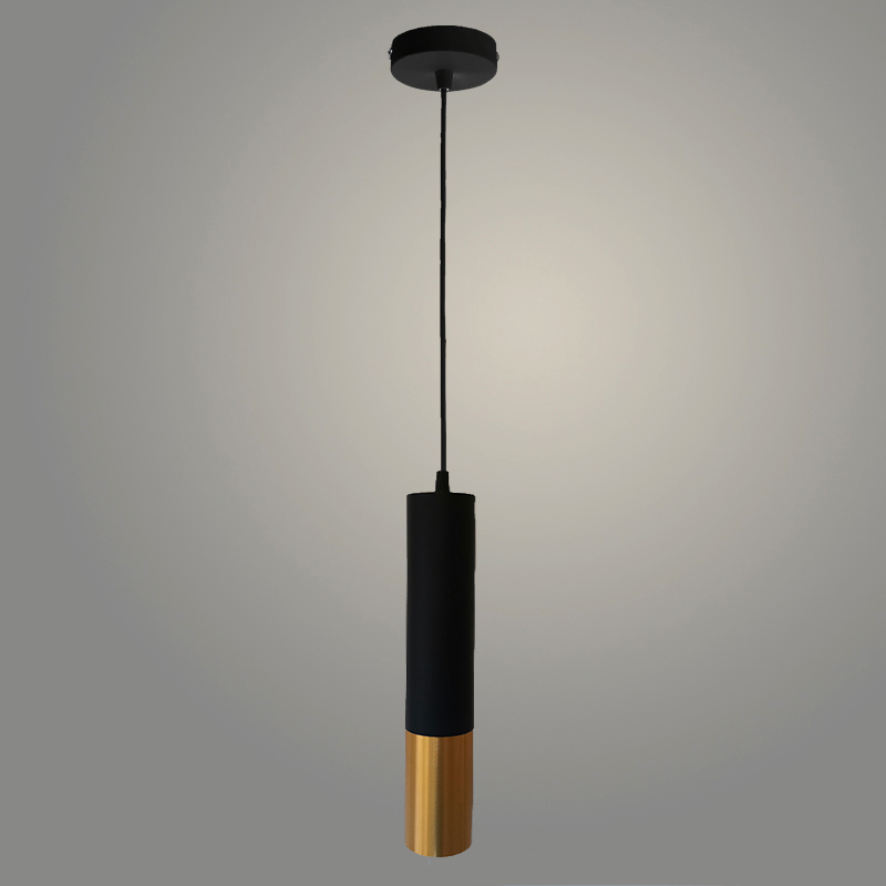 Подвес YZ60300-HJ BK+GD черный/золото 1х50W GU10 d60 h1000, YIZ22