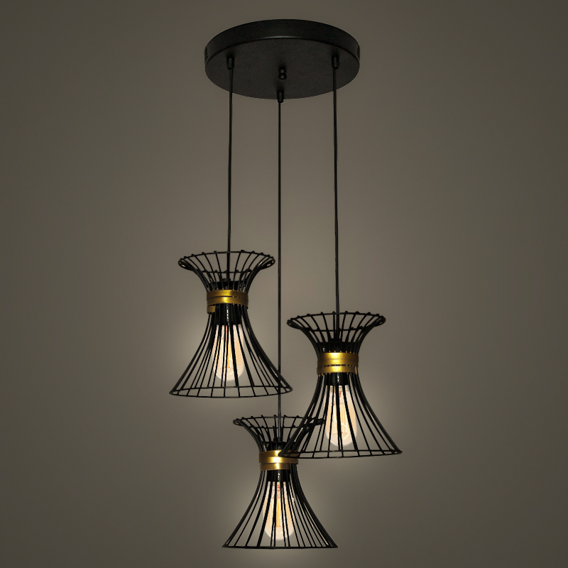 Подвес "Талия" 231 черный НСБ 01-3x60-153 Е27 1x60W Е27 d400 h900 1005404626