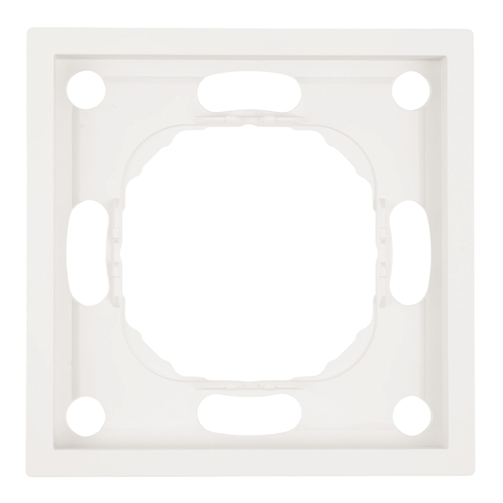 Рамка 1-местная, серия Эмили, PFR00-5001-01, белый фарфор, soft touch