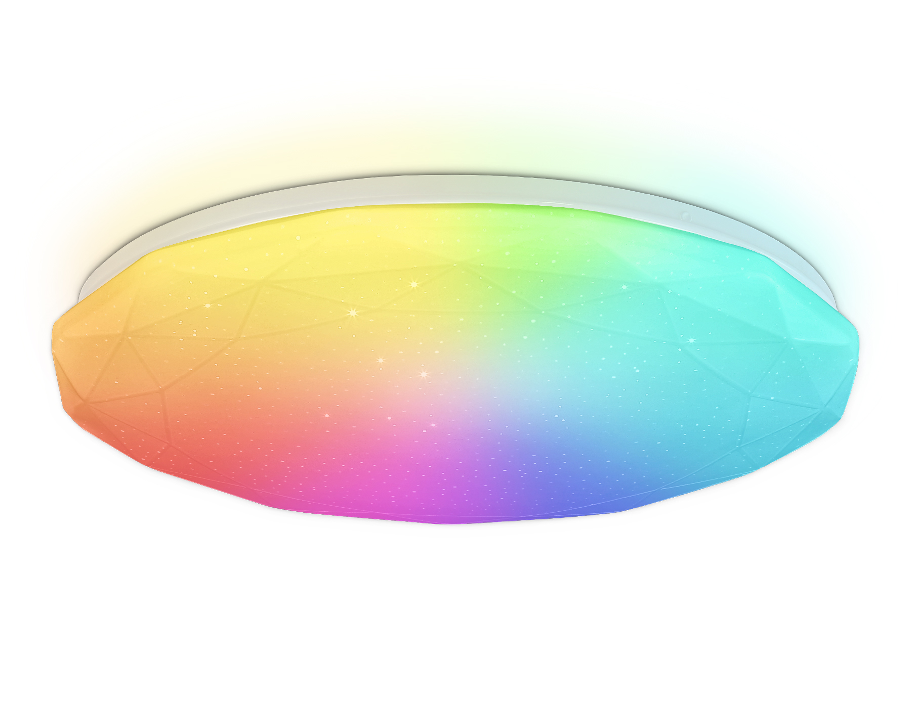 Светильник Ambrella FZ418 WH белый IP20 66W 3000K-6500K+RGB D480*65 (ПДУ ИК)