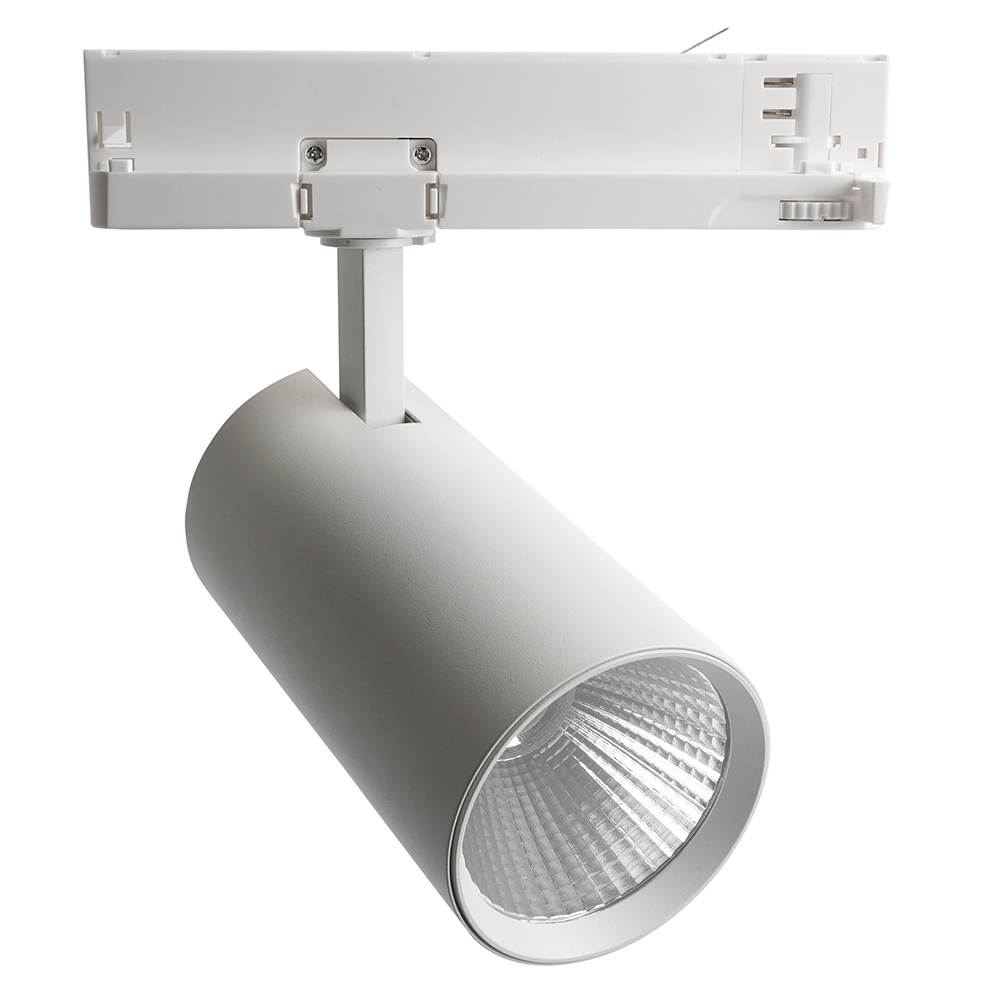Светильник трековый светодиодный на шинопровод FERON AL147 20W 1800Lm 4000К 35гр. белый 3х фазный