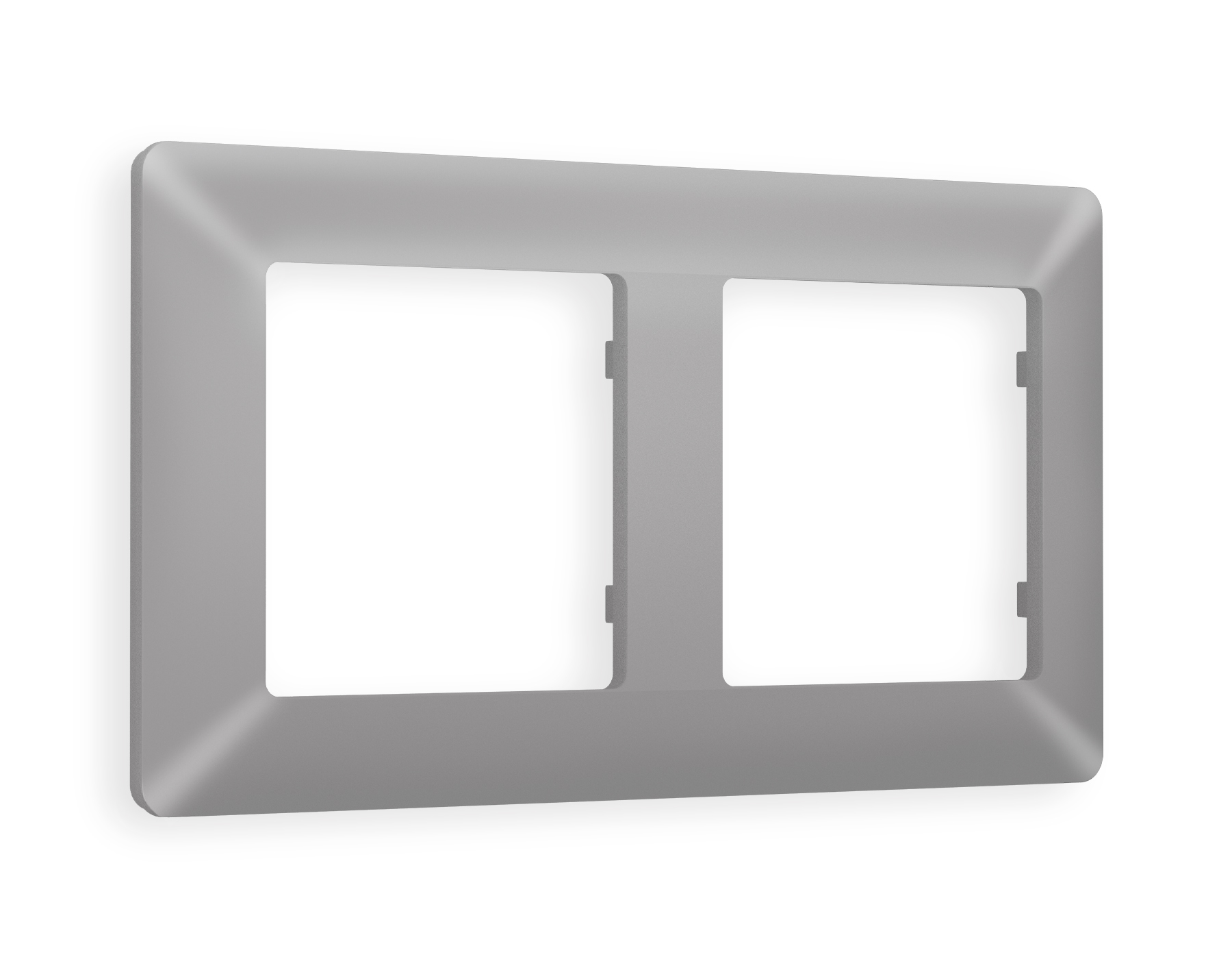 AF110502 Рамка ALFA Line (Сталь матовый) 2-ая
