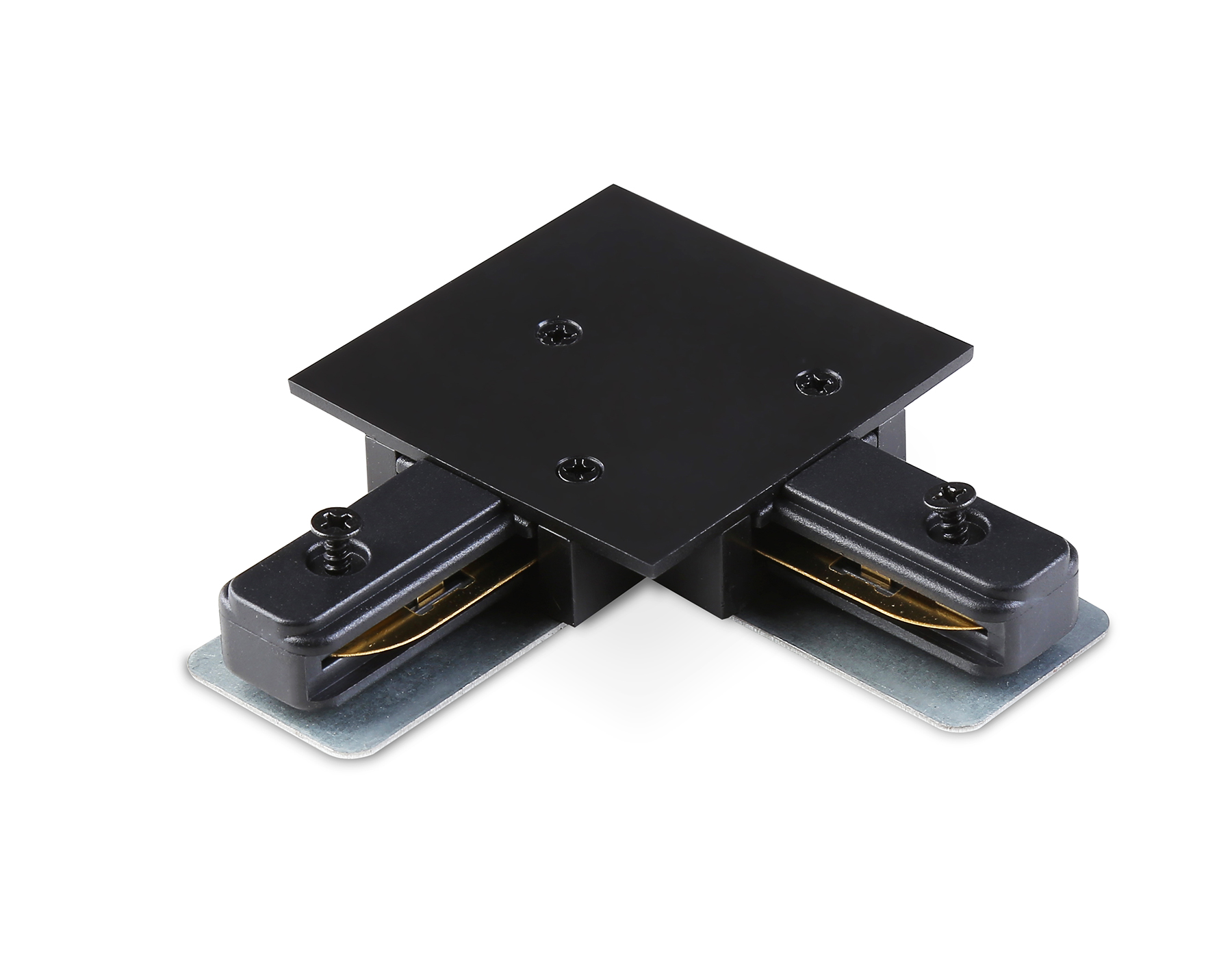 GL7166 BK черный коннектор угловой встраеваемый для шинопровода Standard 220V NEW 70*70*20