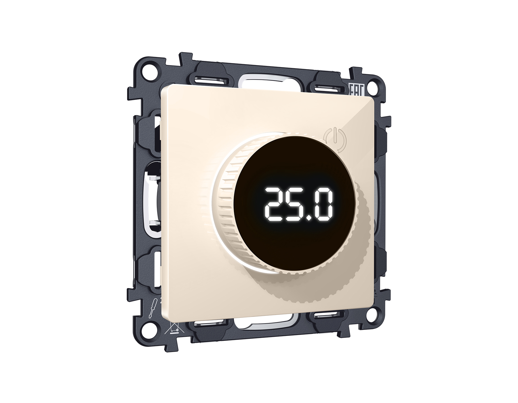 MA305810 Комплект механизма терморегулятора с цифровым дисплеем с подсветкой и датчиком для теплого 