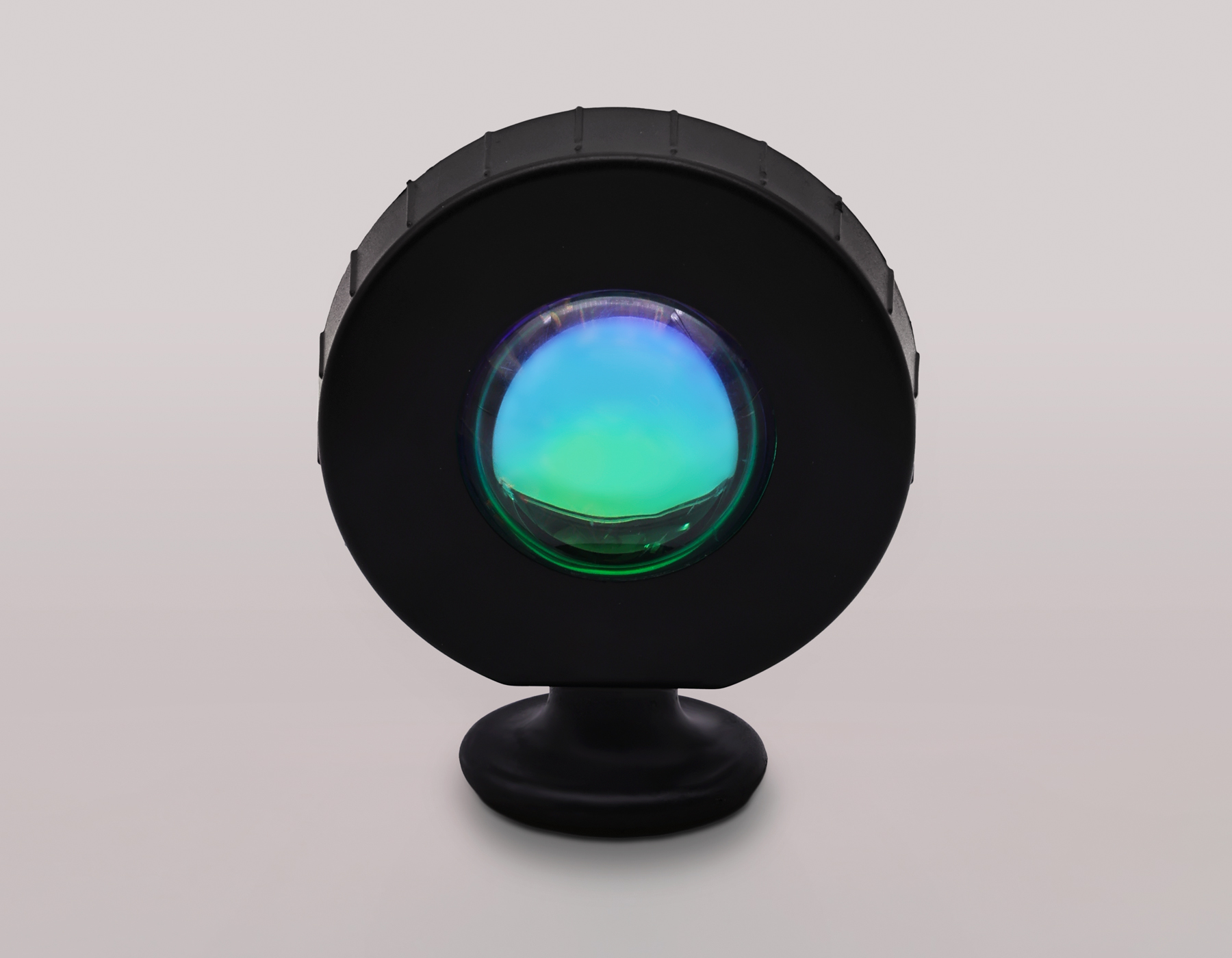 Светодиодная настольная лампа AMBRELLA DE8383 BK черный LED RGB 3W (ПДУ RGB) атмосф. с пультом