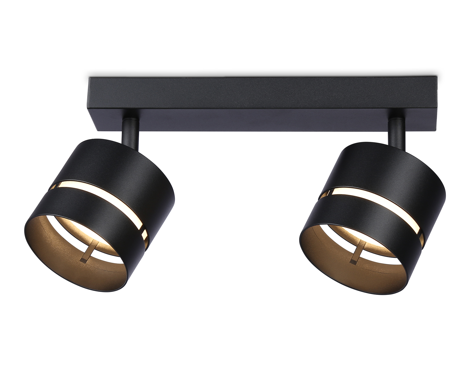 Светильник накладной AMBRELLA TN71060/2 BK черный GX53/2 max 12W 280*85*150 поворотный