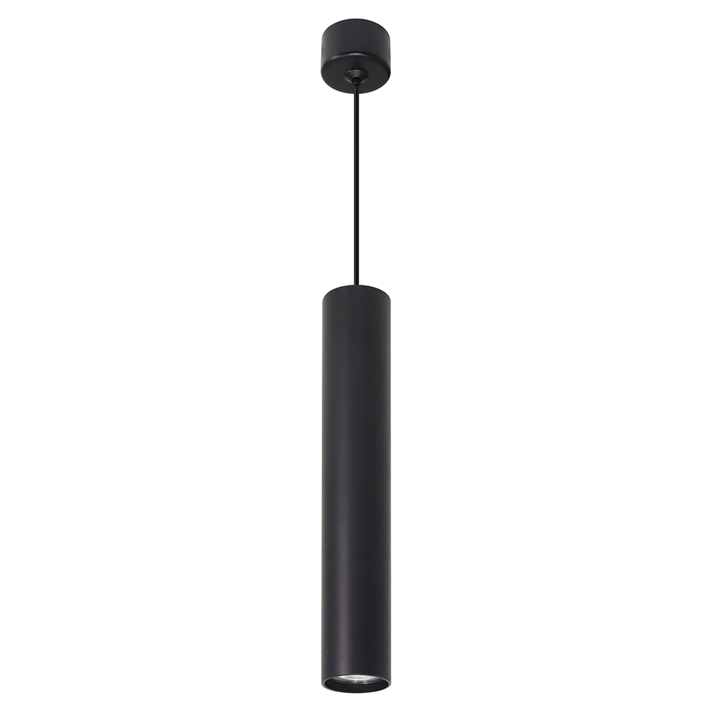 Светильник потолочный на подвесе MR11 35W, 230V, черный, D40*H250 ML1038