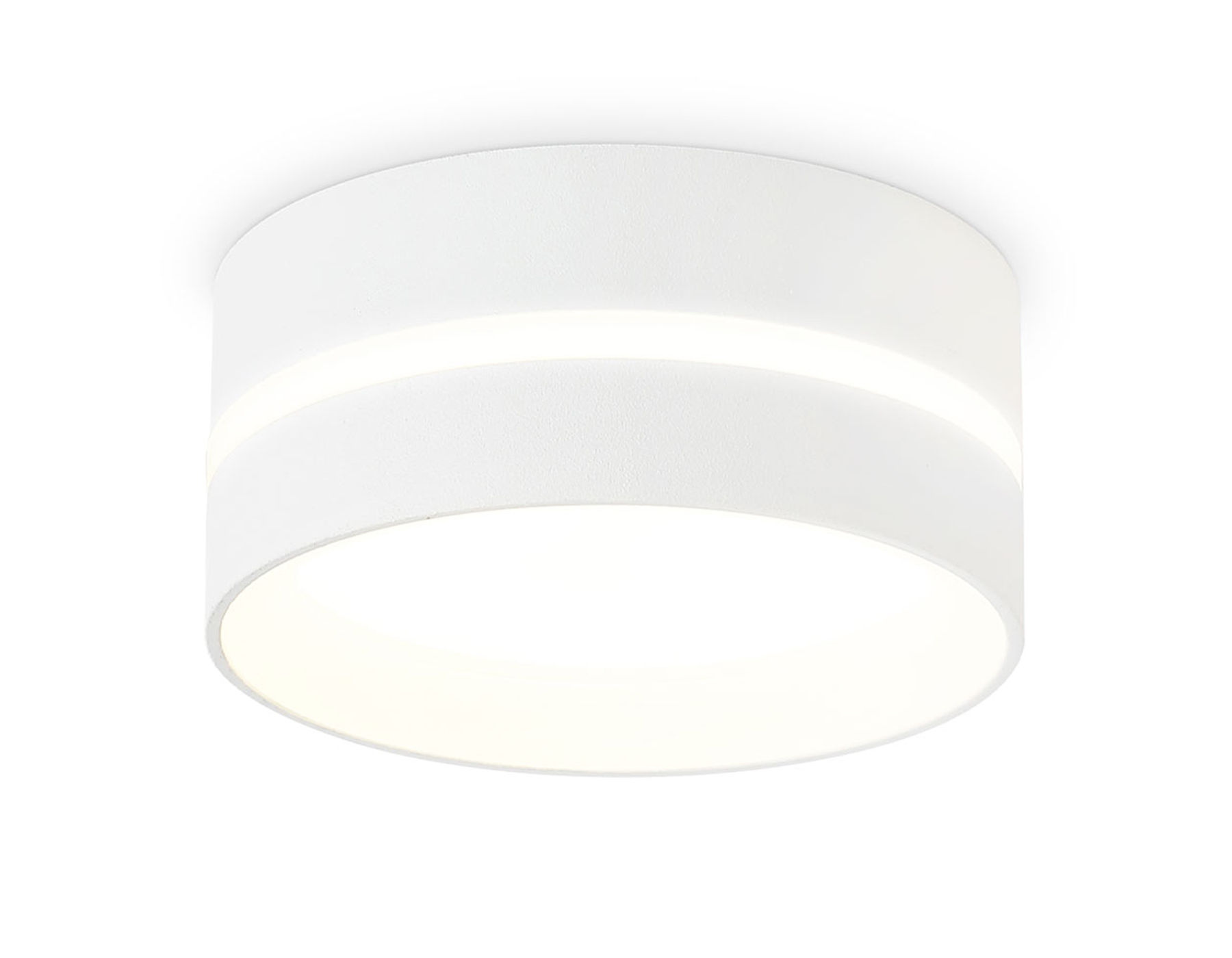 Светильник накладной AMBRELLA TN5391 SWH/FR белый песок/белый матовый GX53 IP44 D85*55 с акрилом