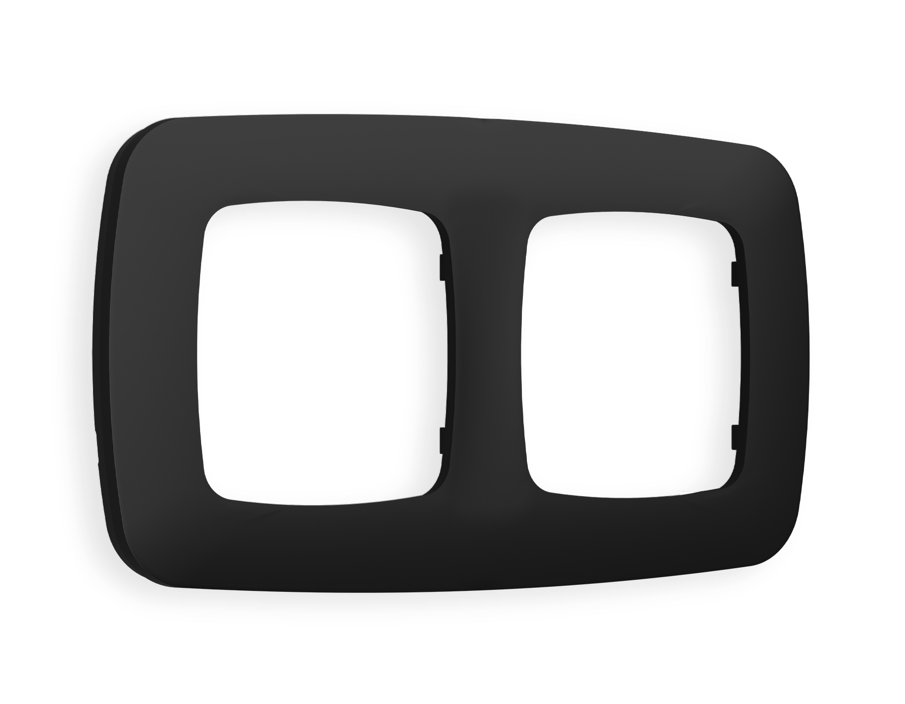 OF140702 Рамка OMEGA Ecta (Черный матовый) 2-ая