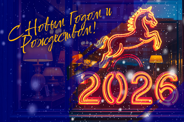 С наступающим Новым годом и Рождеством!