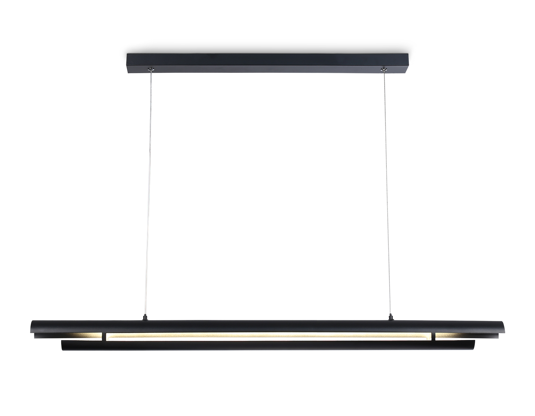 Светильник подвесной светодиодный Ambrella TN71337 BK черный LED 10W 4200K 945*60*1060