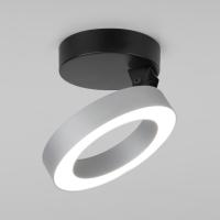 Спот потолочный Elektrostandard Spila серебро 12W 4200К (25105/LED) серебро накладной