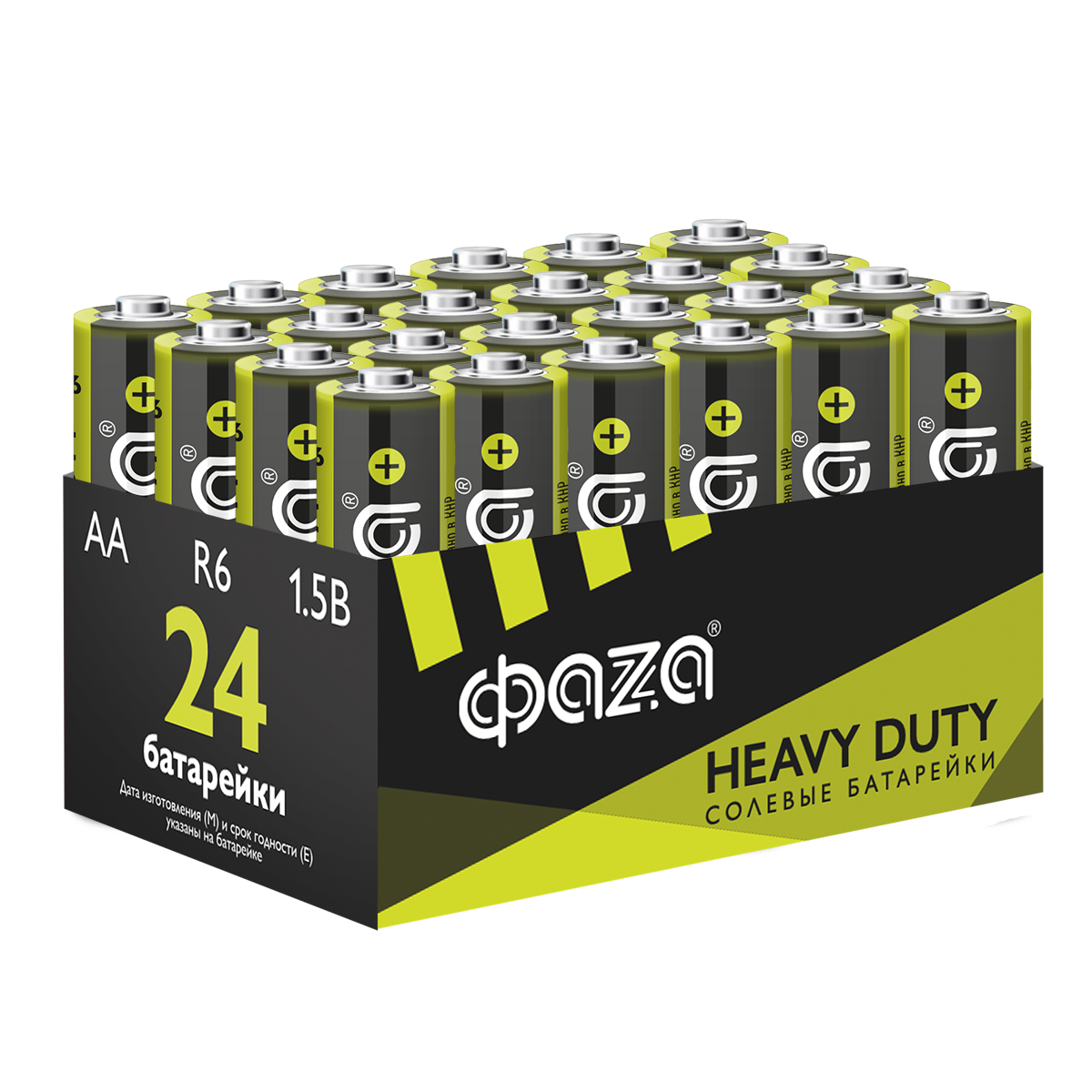 Батарейка ФАZА R6HD-P24 Heavy Duty Pack-24 (24/240)