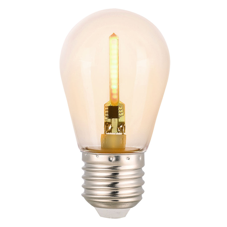 Лампа GLDEN-G45FB-5-230-E27 YELLOW