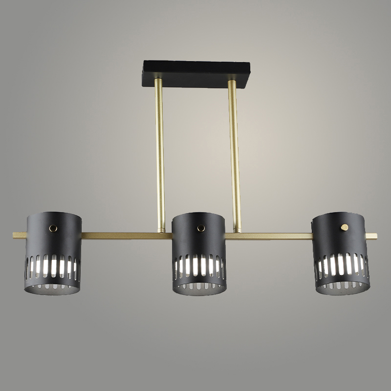 Люстра N6675/3 GD+BK золото/черный 3xW GX53 d560 h365, 24