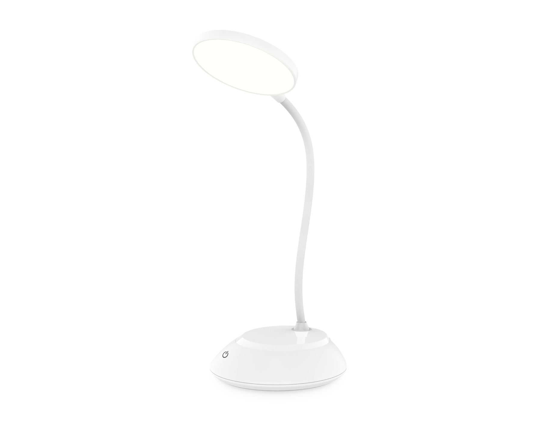 Светодиодная настольная лампа AMBRELLA DE600 WH белый LED 2800-6500K 5W с аккум.бат. регул.цвета