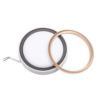 Светильник влагозащищенный ULW-Q281 24W/6500K/F20 IP65 WHITE Рамка золото/графит