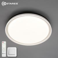 Люстра светодиодная ESTARES OLIVER 100W R-IRC-510x70-WHITE/BLACK/WHITE-220-IP40