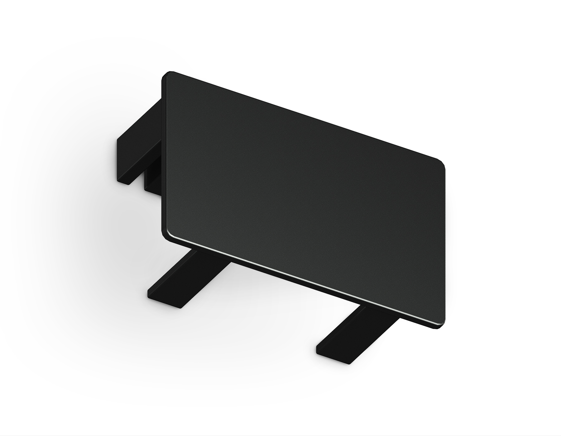 Заглушка для накладного шинопровода Standard 220V 32*20*15 (2шт.) GL7196 BK черный