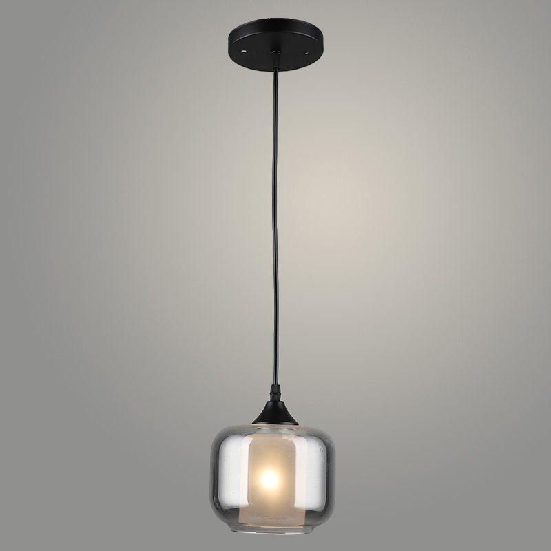 Подвес N4830/1HQ BK+AM черный 1х40W E27 d150 h800, QH22