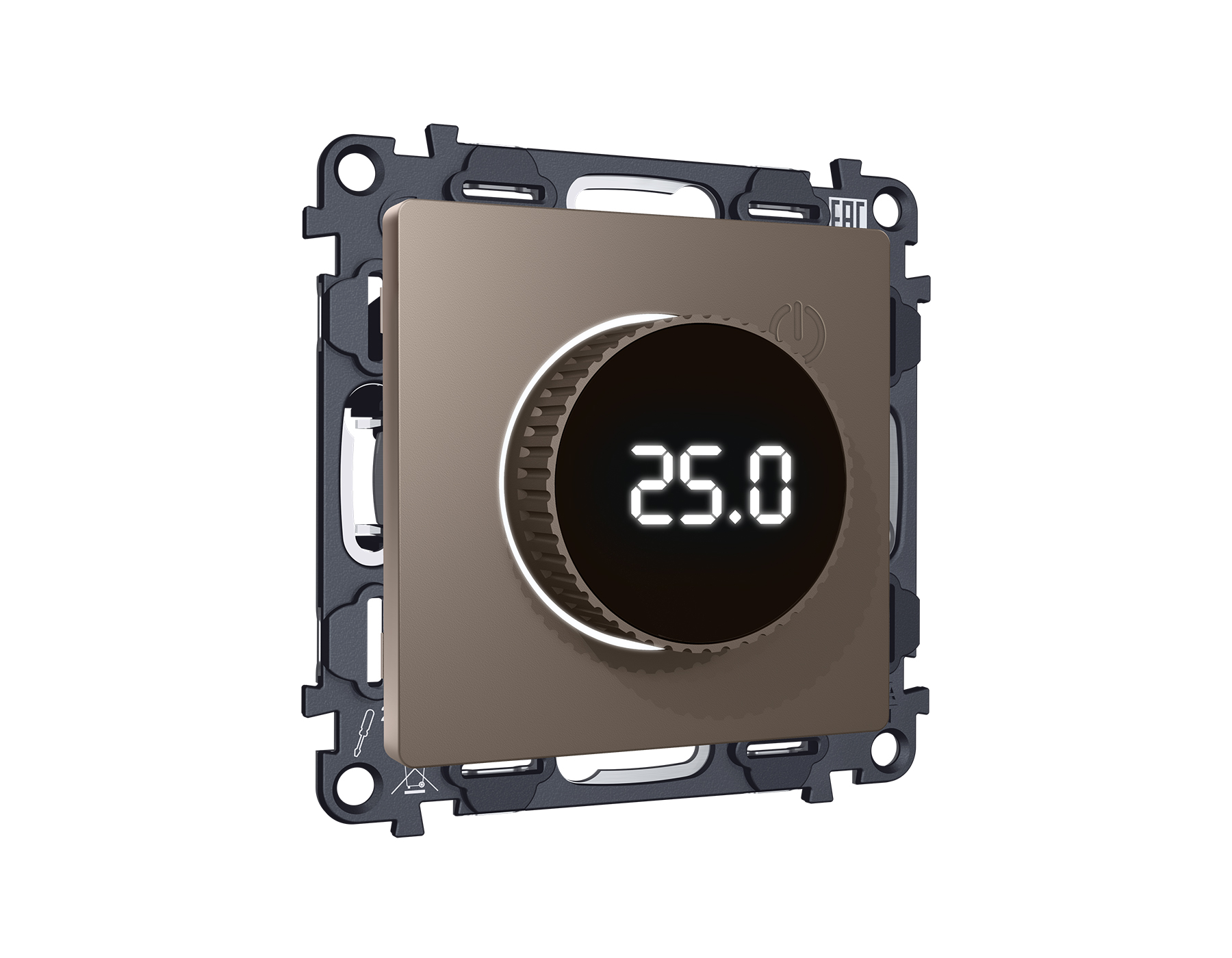 MA635810 Комплект мех-ма термор-ра с цифровым дисплеем с подсветкой и датчиком для теплого пола ALFA