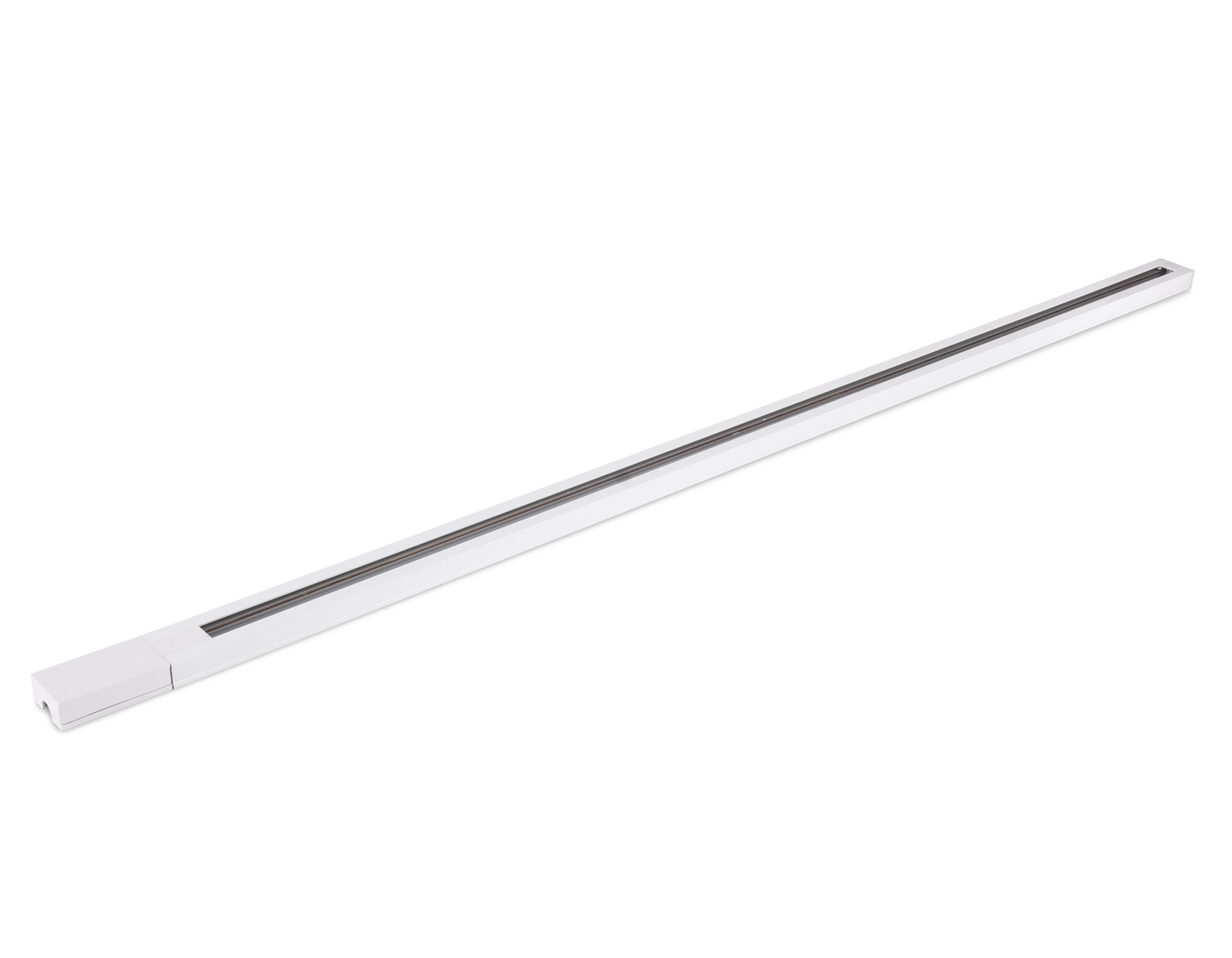 Трековый шинопровод GL7012 WH белый однофазный 3 м, с сетевым вводом и заглушкой AMBRELLA