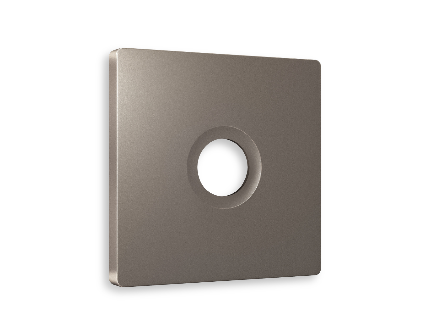 AP6430 Лицевая панель ALFA (Темная бронза матовый) для TV розетки QUANT