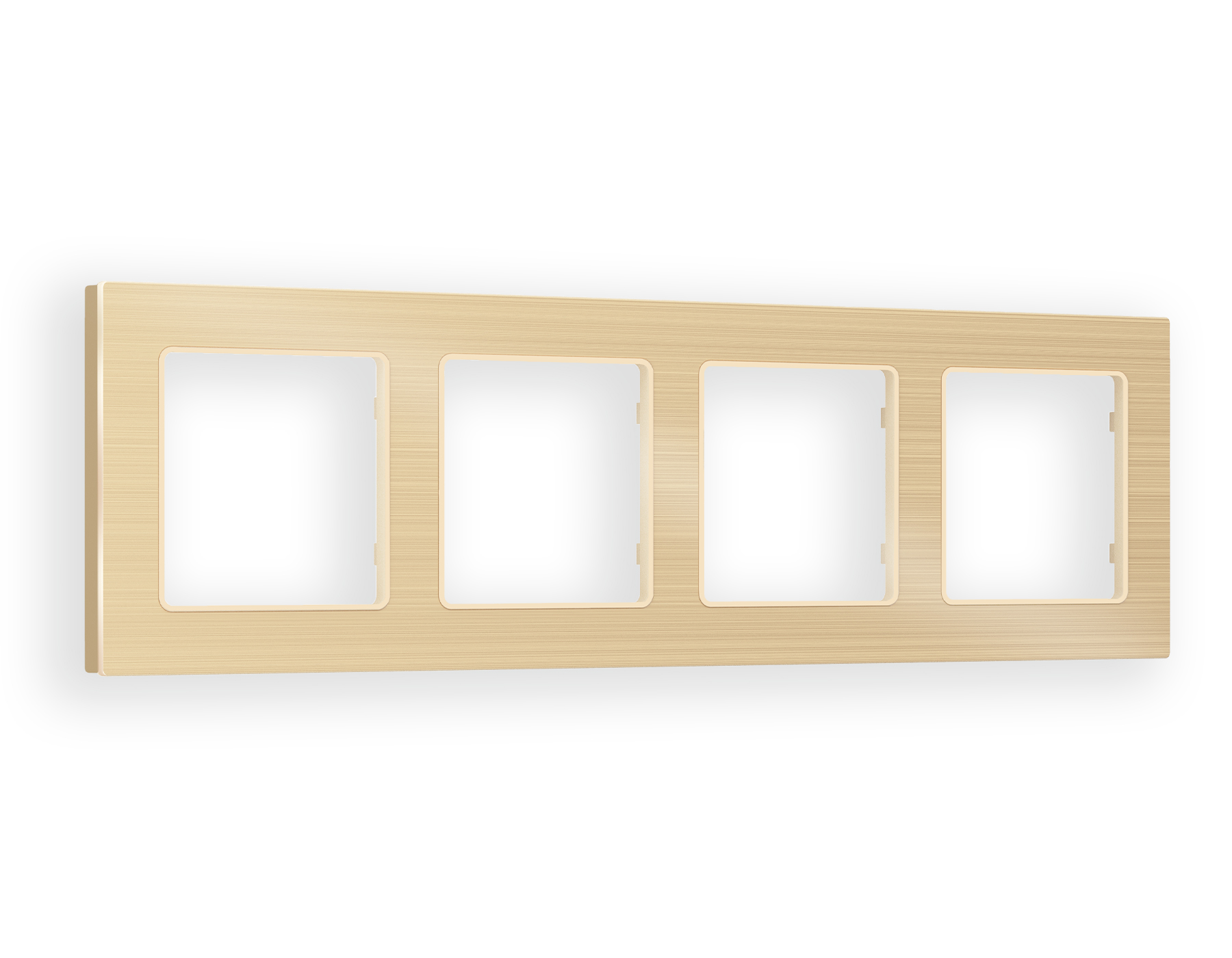 AF550304 Рамка ALFA Platos (Шампань Металл шлифованный) 4-ая