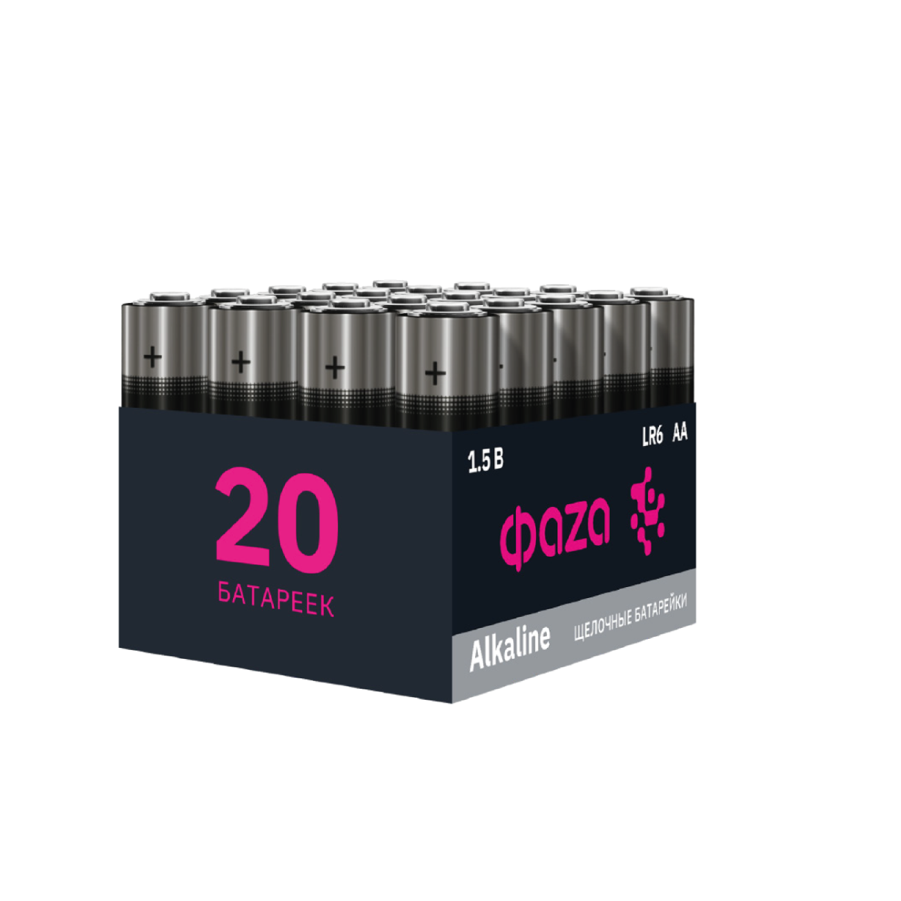Батарейка ФАZA LR6A-P20 Alkaline Pack-20 (20/120)