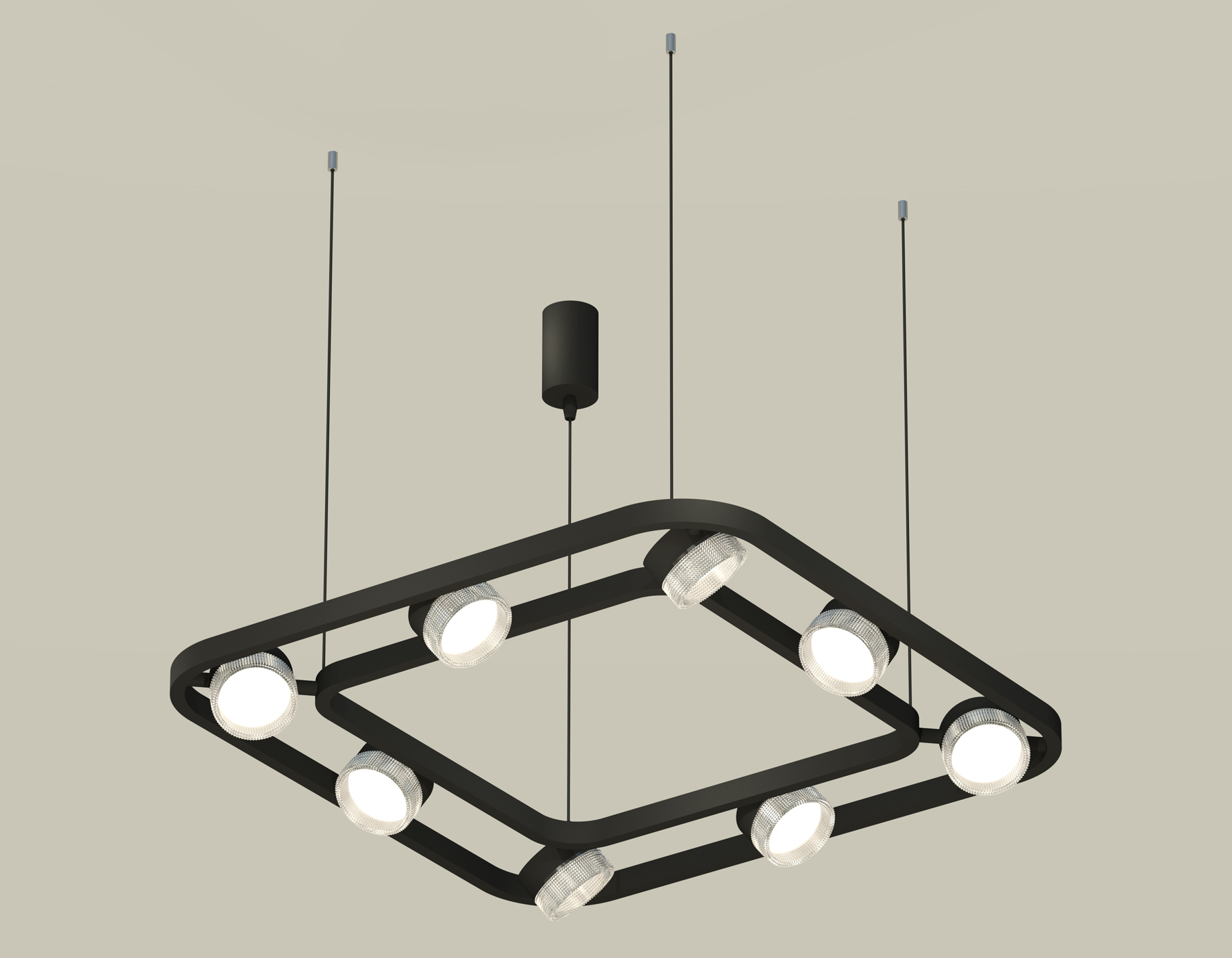 XB9182200/8 SBK/CL черный песок/прозрачный GX53 (C9182, N8480)