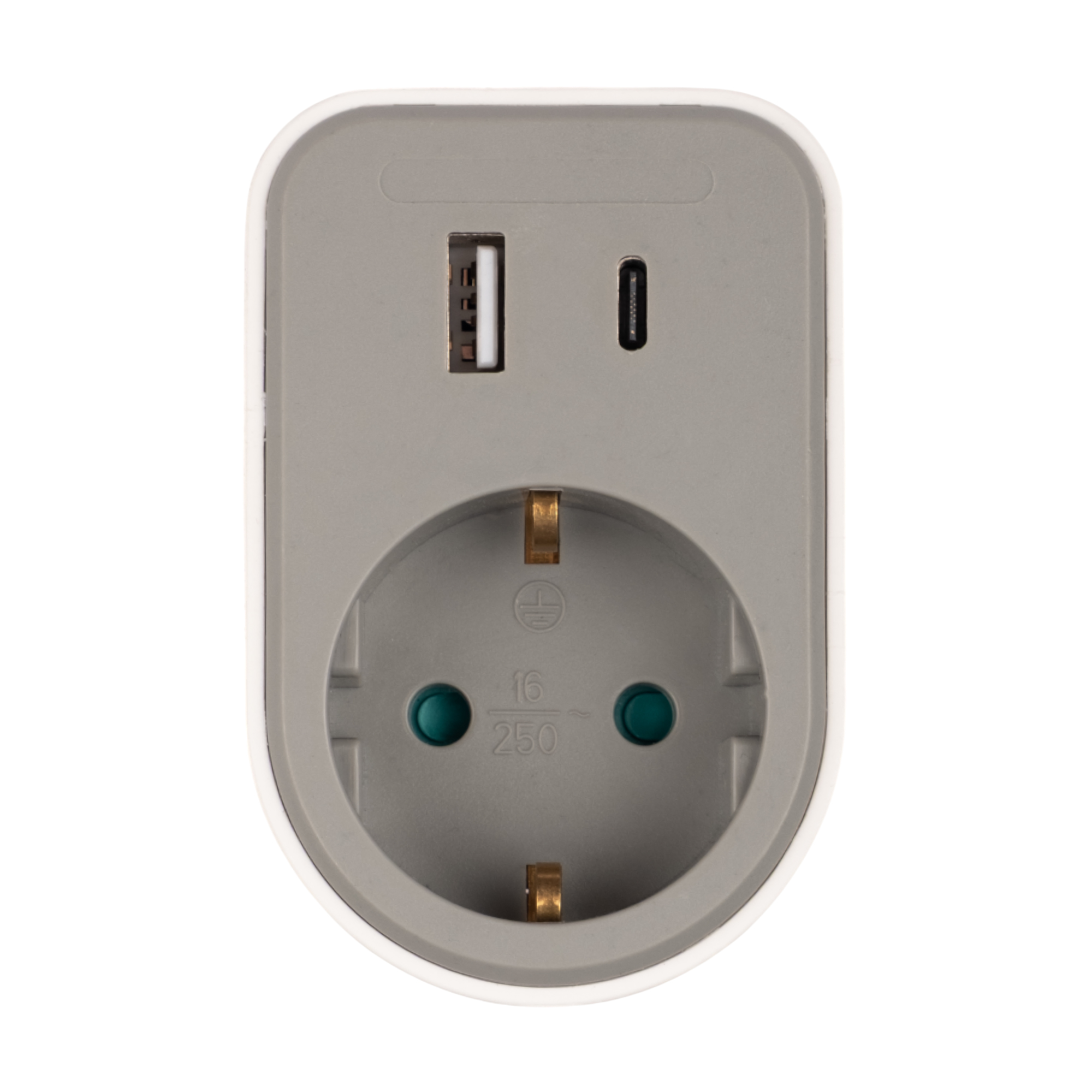Адаптер JAZZway AD-1GAC-gy USB, заземл.