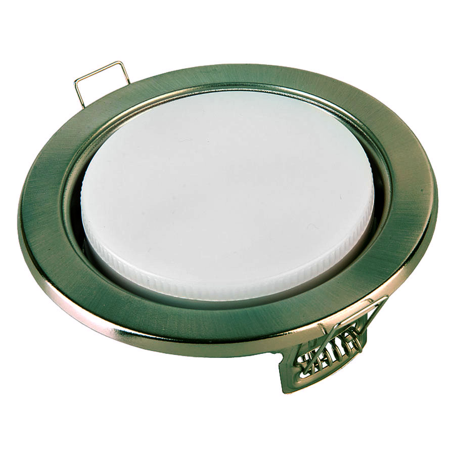 Светильник GCL-10GX53-H38-GA античный зеленый 10/10