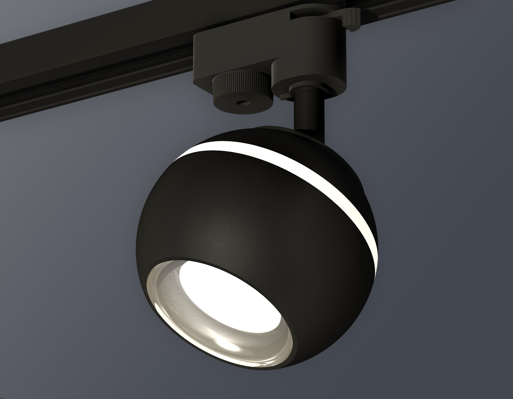 XT1102042 SBK/PSL черный песок/серебро полированное MR16 GU5.3 LED 3W 4200K (A2521, C1102, N7023)