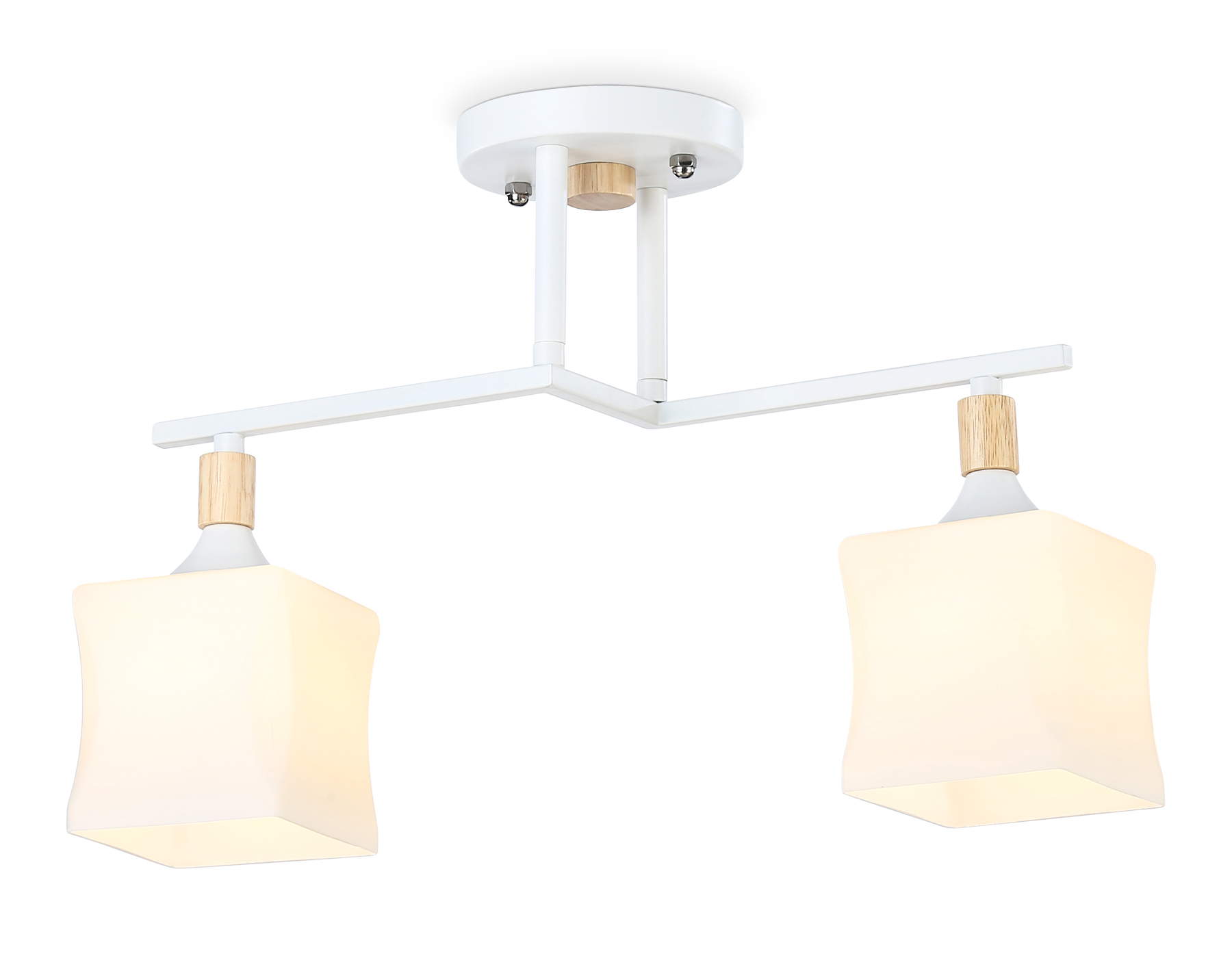 Светильник подвесной Ambrella TR9484/2 WH/FR белый/белый матовый E27/2 max 40W 405*175*280