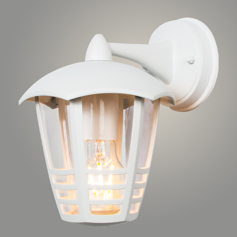 Светильник уличный настенный SJ17041-WD белый 1*E27 h240, SHJ23