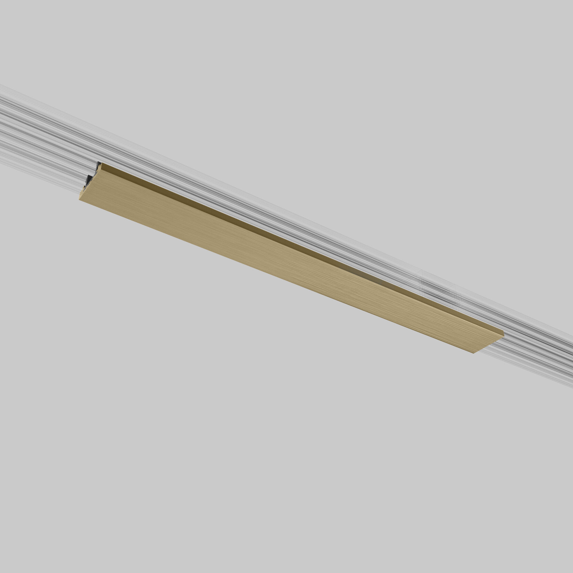 Brass Line Декоративная накладка для шинопровода 20см латунь 85232/00