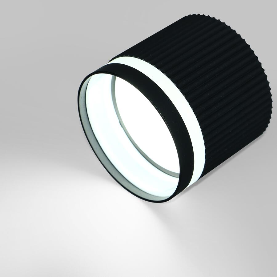 Спот GWL-GX53-M-IP20 Полосы Черный  С боковым рассеивателем