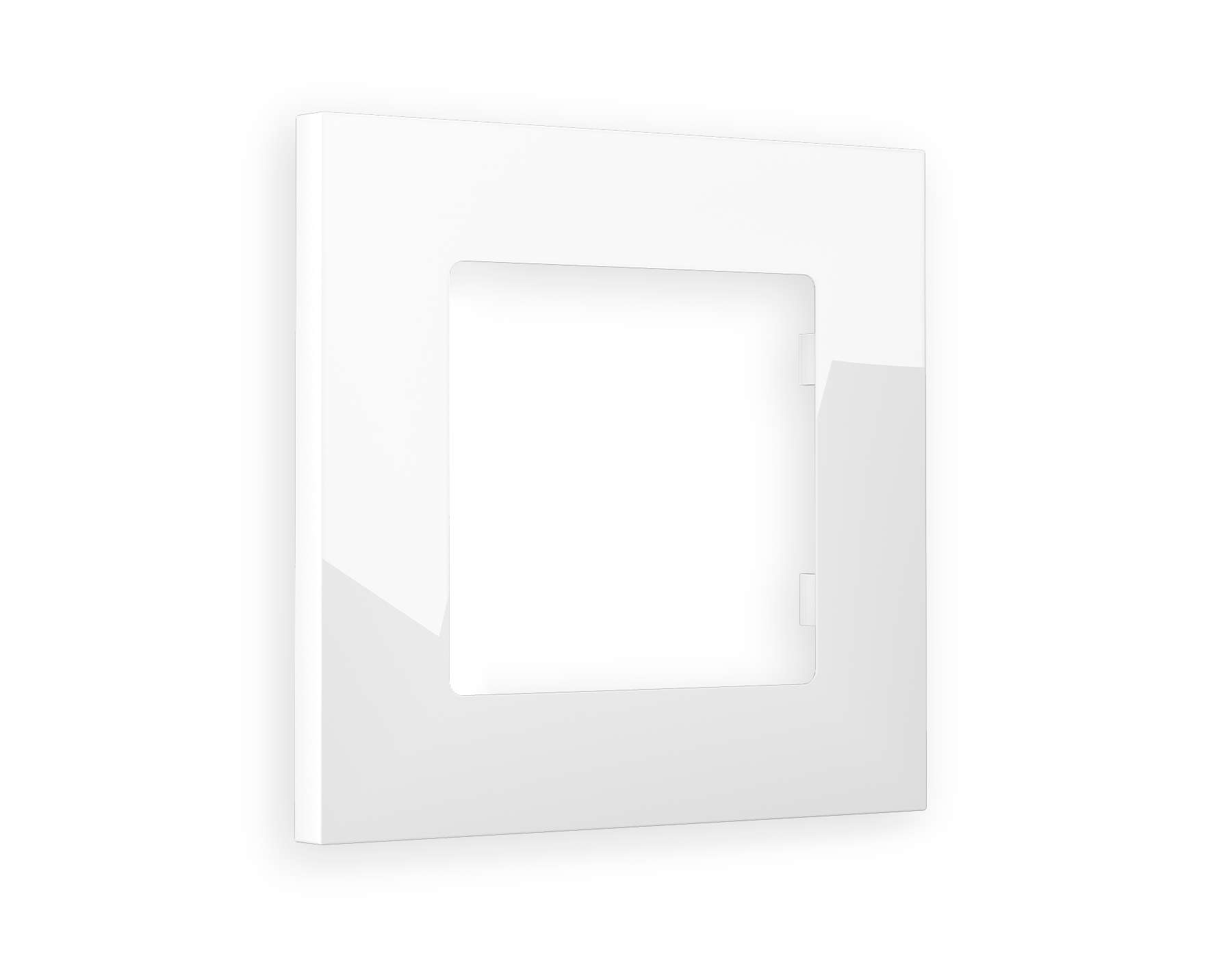 AF250101 Рамка ALFA Qubi (Белый глянец) 1-ая