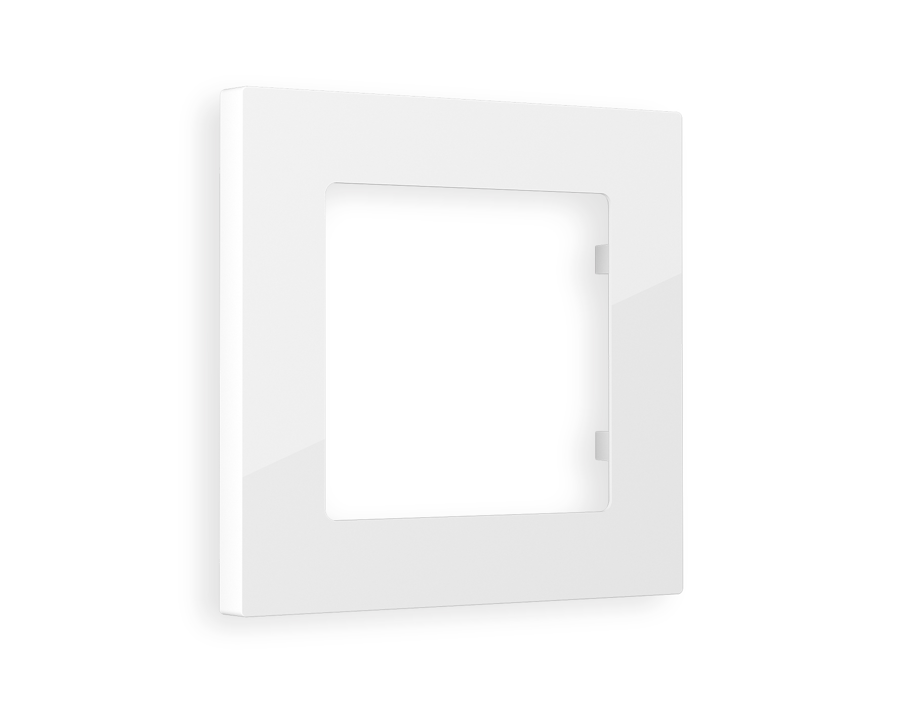 AF220101 Рамка ALFA Techno (Белый глянец) 1-ая