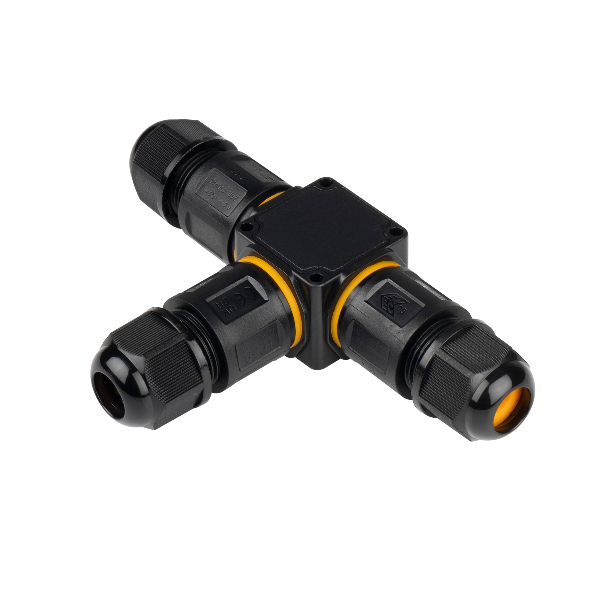 Коннектор кабельный PCC-T3-F 3x2.5 24A IP68